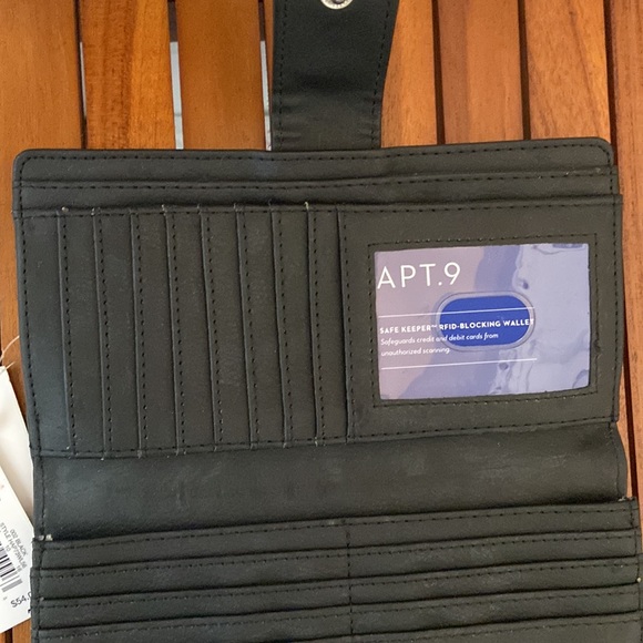 🆕 Safe Keeper RFID Blocking Leather SoHo Tab Clutch Wallet - Picture 8 of 11